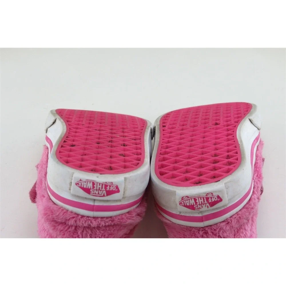 VANS Toddler Girls 5 Medium‎ Pink Loafer Fabric